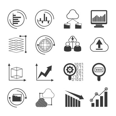 grafik ve diyagramlar kümesi, iş kavramı 