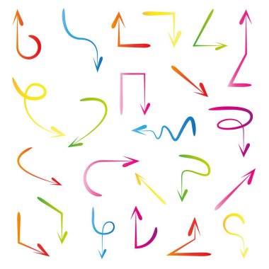 oklar vektör çizim