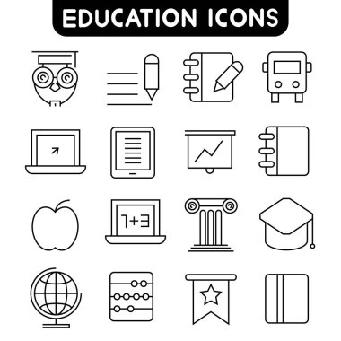 Web simgeler kümesi. vektör çizim      