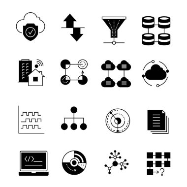 Web simgeler kümesi. vektör çizim      