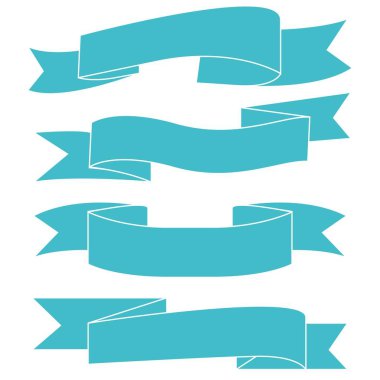 renk şeritler veya afiş kümesi, sadece vektör illüstrasyon