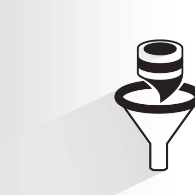 Web simgesi. Filtrenin vektör çizimi