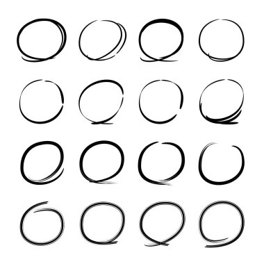 çizimli daireler, vurgulama öğeleri