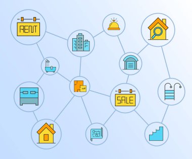 Web simgeler kümesi. vektör çizim              