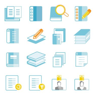 Web simgeler kümesi. vektör çizim      