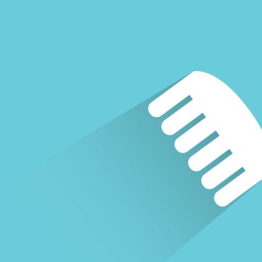 Web simgesi. Tarak Vektör illüstrasyon