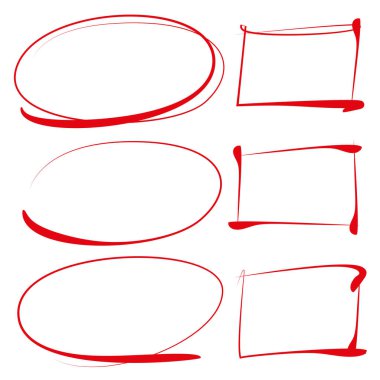 marker çizgi elemanları, vektör kümesi