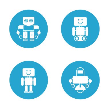Modern robotlar vektör Illustration