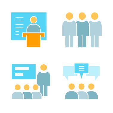 Web simgeler kümesi. vektör çizim          