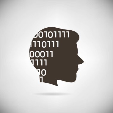 ai web simgesi vektör illüstrasyonu 