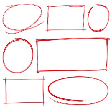 marker çizgi elemanları, vektör kümesi