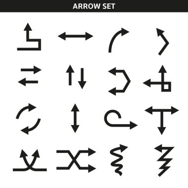 oklar vektör çizim