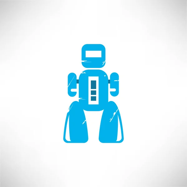 Vector Illustration Robot Icon — Stock Vector