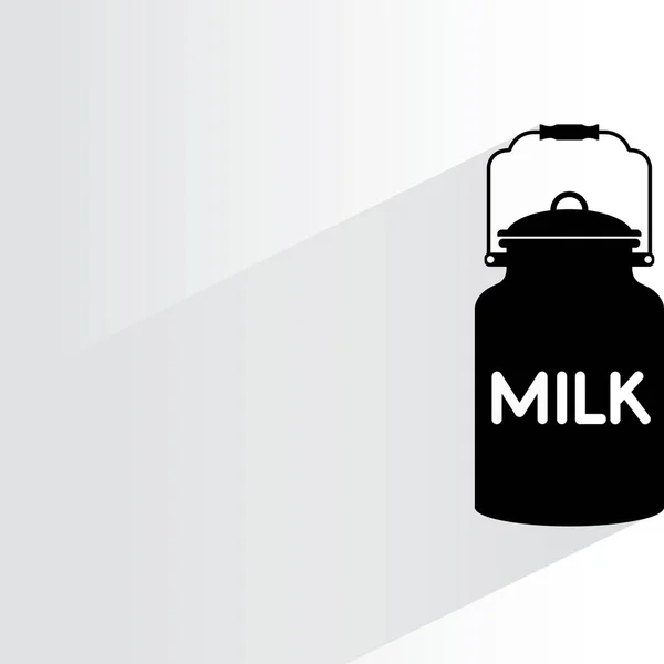 Web Symbol Vektorillustration Der Milch — Stockvektor