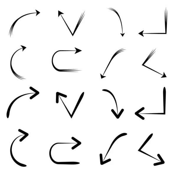 Illustration Vectorielle Des Flèches — Image vectorielle