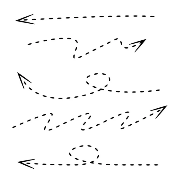 Illustrazione Vettoriale Delle Icone Delle Frecce — Vettoriale Stock