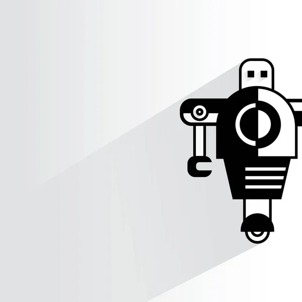 Διανυσματική Απεικόνιση Εικονιδίου Ρομπότ — Διανυσματικό Αρχείο