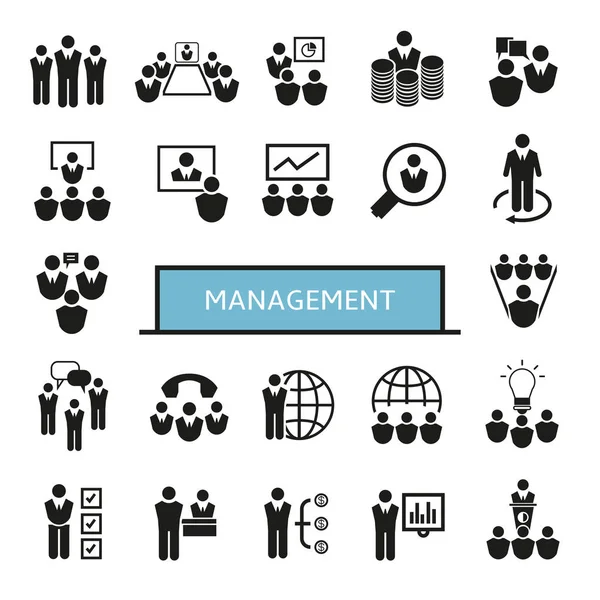 Koncepcja Biznesowa Wektor Ilustracji Zarządzania — Wektor stockowy