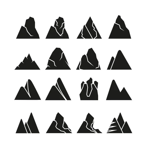 Ilustración Vectorial Montañas Viajes — Vector de stock