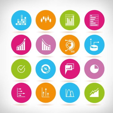 Web simgeler kümesi. vektör çizim 