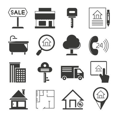 Web simgeler kümesi. vektör çizim 