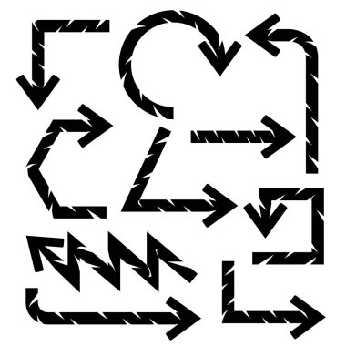 oklar vektör çizim