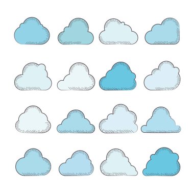 Web simgeler kümesi. vektör çizim      