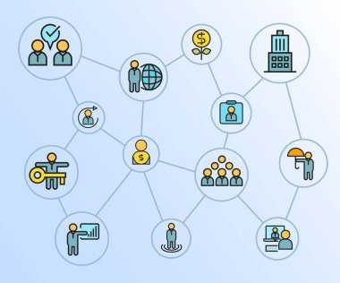 Web simgeler kümesi. vektör çizim          