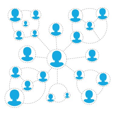 bağlantı kavramı vektör Illustration