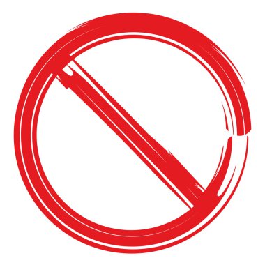 Web simgesi. Dur işaretinin vektör çizimi 