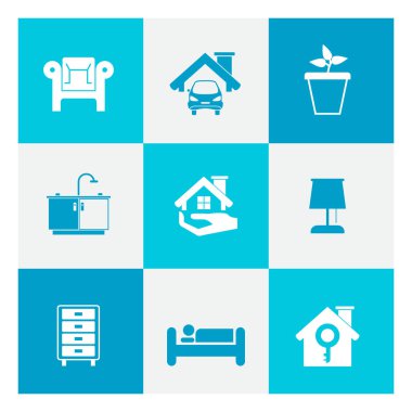 Web simgeler kümesi. vektör çizim      