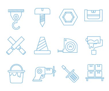 Web simgeler kümesi. vektör çizim 