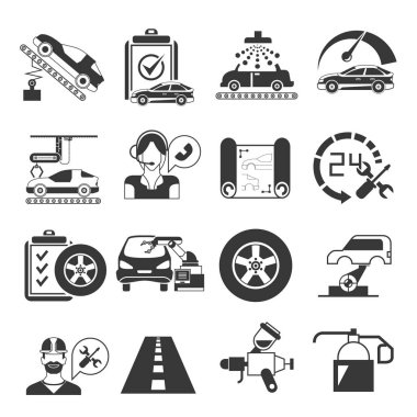 Web simgeler kümesi. vektör çizim      