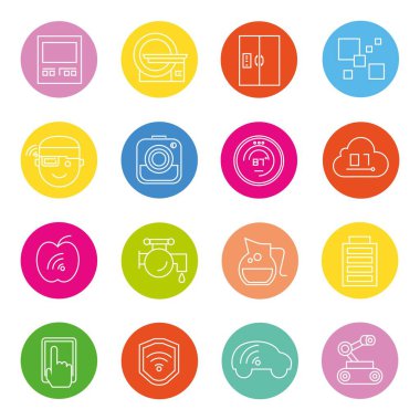 Web simgeler kümesi. vektör çizim 