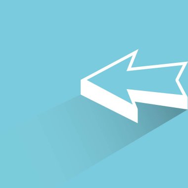 İş konsepti. Okun vektör çizimi 