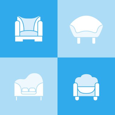 ev dekor, mobilya vektör Illustration