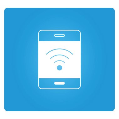 İş konsepti. Akıllı telefonun vektör Illustration