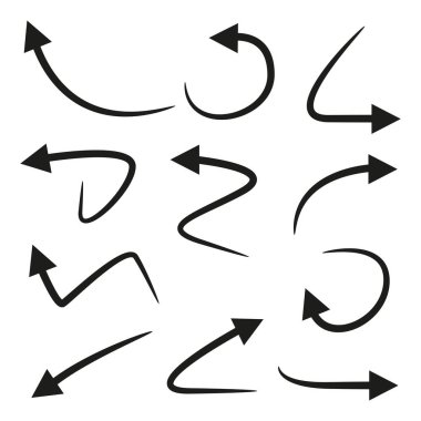 oklar vektör çizim