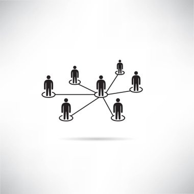 bağlantı kavramı vektör Illustration