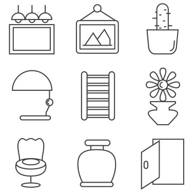 Web simgeler kümesi. vektör çizim 