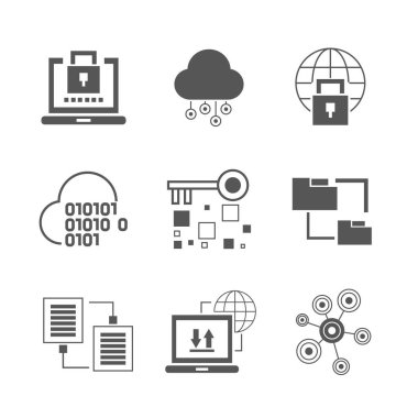 Web simgeler kümesi. vektör çizim          
