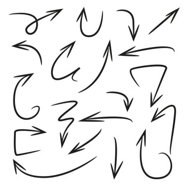 oklar vektör çizim