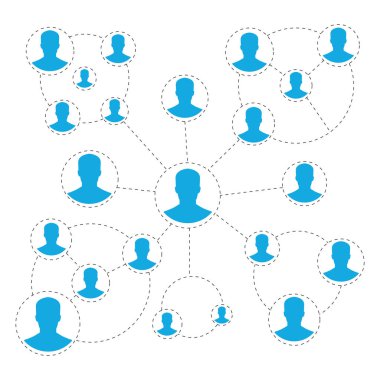 bağlantı kavramı vektör Illustration