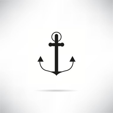 çapa simgesinin vektör illüstrasyonu   