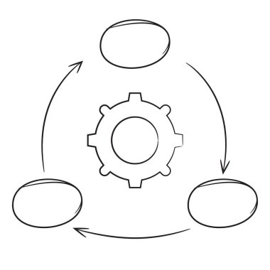 vektör Illustration diyagram, şablon 