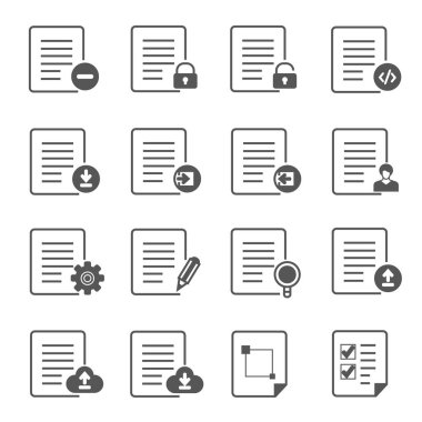 Web simgeler kümesi. vektör çizim      