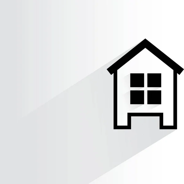 Icône Web Illustration Vectorielle Maison — Image vectorielle