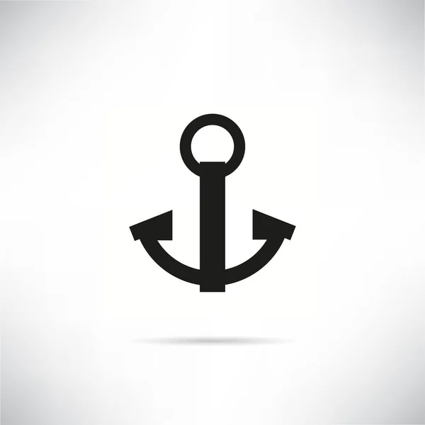 Vector Illustration Anchor Icon — Stock Vector