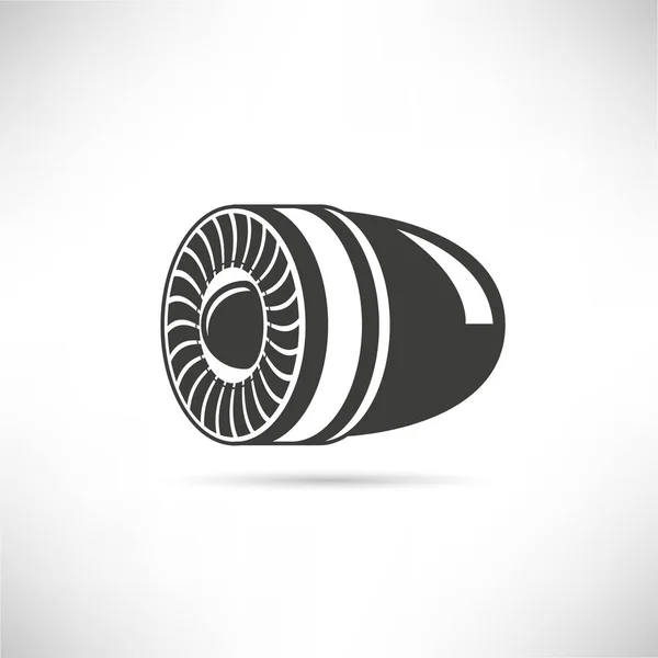 Ilustração Vetorial Ícone Turbina — Vetor de Stock