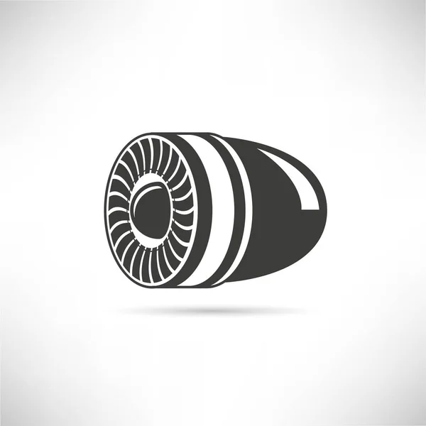 Illustration Vectorielle Icône Turbine — Image vectorielle